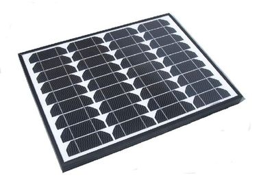 60 Watt-schwarzer Rahmen-monokristalline Sonnenkollektoren für 12v Ladegerät weg vom Gitter
